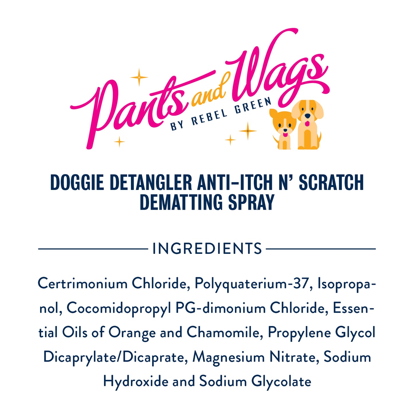 DOGGIE DETANGLER ANTI-ITCH N’ SCRATCH DEMATTING SPRAY 8oz - 2pk