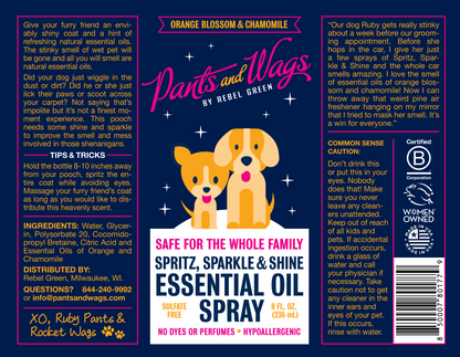 SPRINKLE, SPARKLE & SHINE ESSENTIAL OIL SPRAY 8oz - 2pk