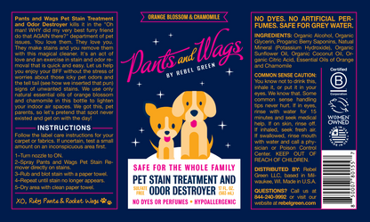 PET STAIN TREATMENT AND ODOR DESTROYER 16oz - 2pk
